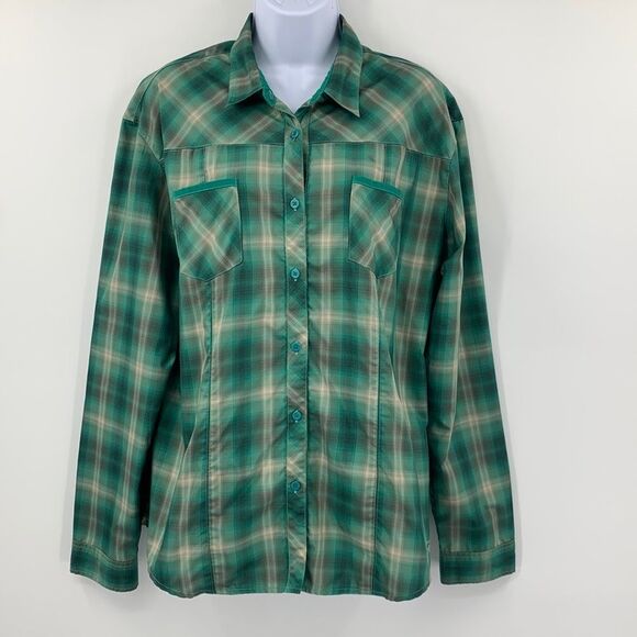 Kuhl Mountain Culture Button Up Top‎ Sz XL - Picture 1 of 5